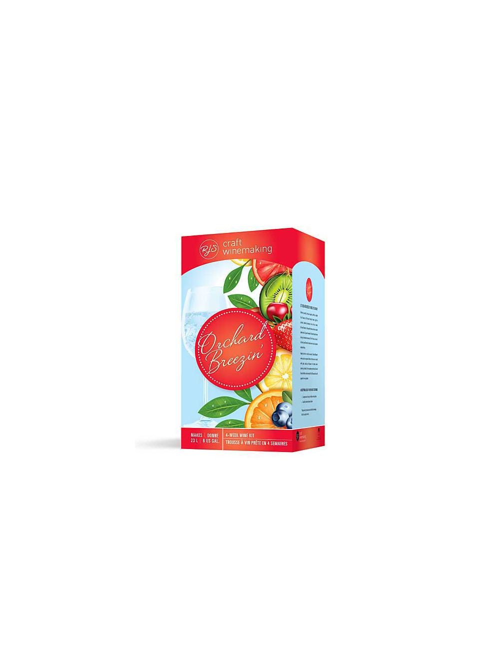 Orchard Breezin' Strawberry Sensation Wine Making Ingredient Kit for sale online 