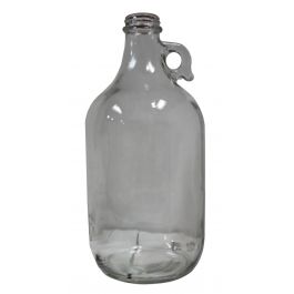 1/2 Gallon Flint Jug with Handle Glass Bottles Case of 6 
