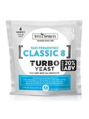 48 Hour Turbo Yeast w/ AG Moonshine Alcohol Whiskey Rum Vodka UP TO 500 GALLONS 