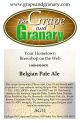 Belgian Pale Ale: All Grain