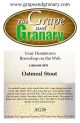 Oatmeal Stout: All Grain
