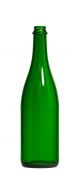 Champagne Style Bottle- Green 12/CS