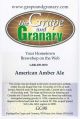 American Amber Ale: GG