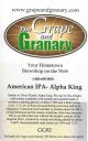 American IPA (Alpha King): GG