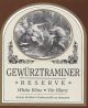 Gewurztraminer-Wine Label
