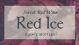 Red Ice Wine Label