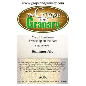 Summer Ale: All Grain