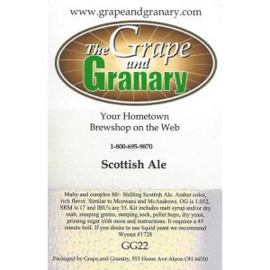 Scottish Ale Export 80 Shilling- G & G