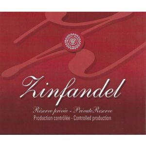 Zinfandel- Red Wine Label
