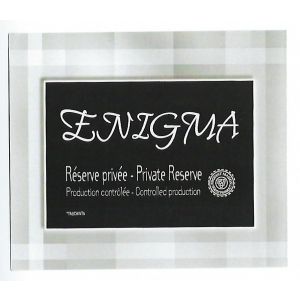 Enigma- Wine Label