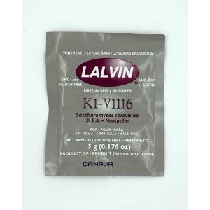 Montpellier: Lalvin 5 g- K1V1116